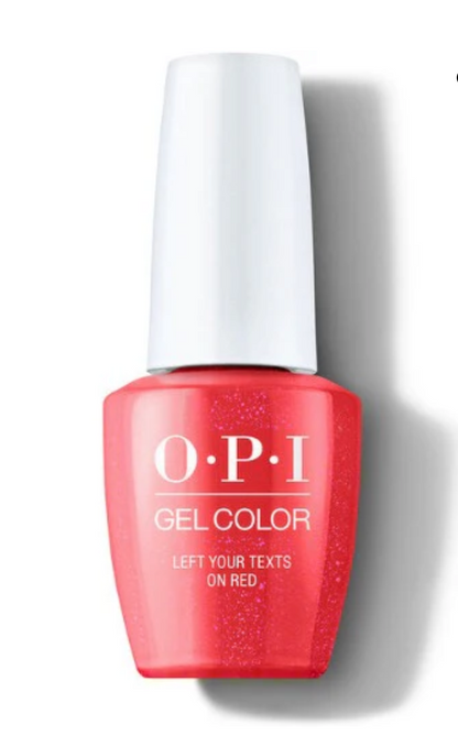 S010 Left Your Texts On Red Gel
