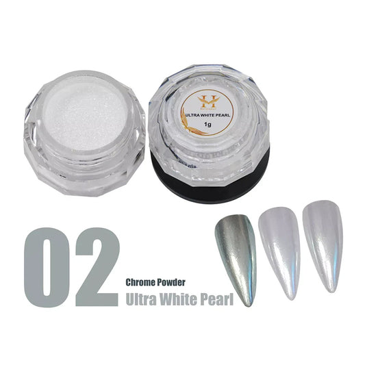 02 Ultra White Pearl Chrome