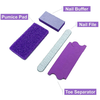 Disposable Pedicure Kit (Nail File, Buffer & Pumice)