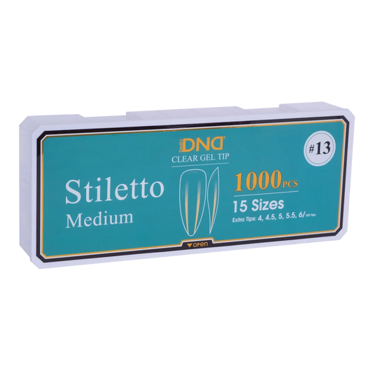 DND Soft Gel Tips - Stiletto Medium #13