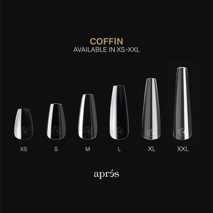 Puntas de gel suave Apres Gel-X - Coffin XS