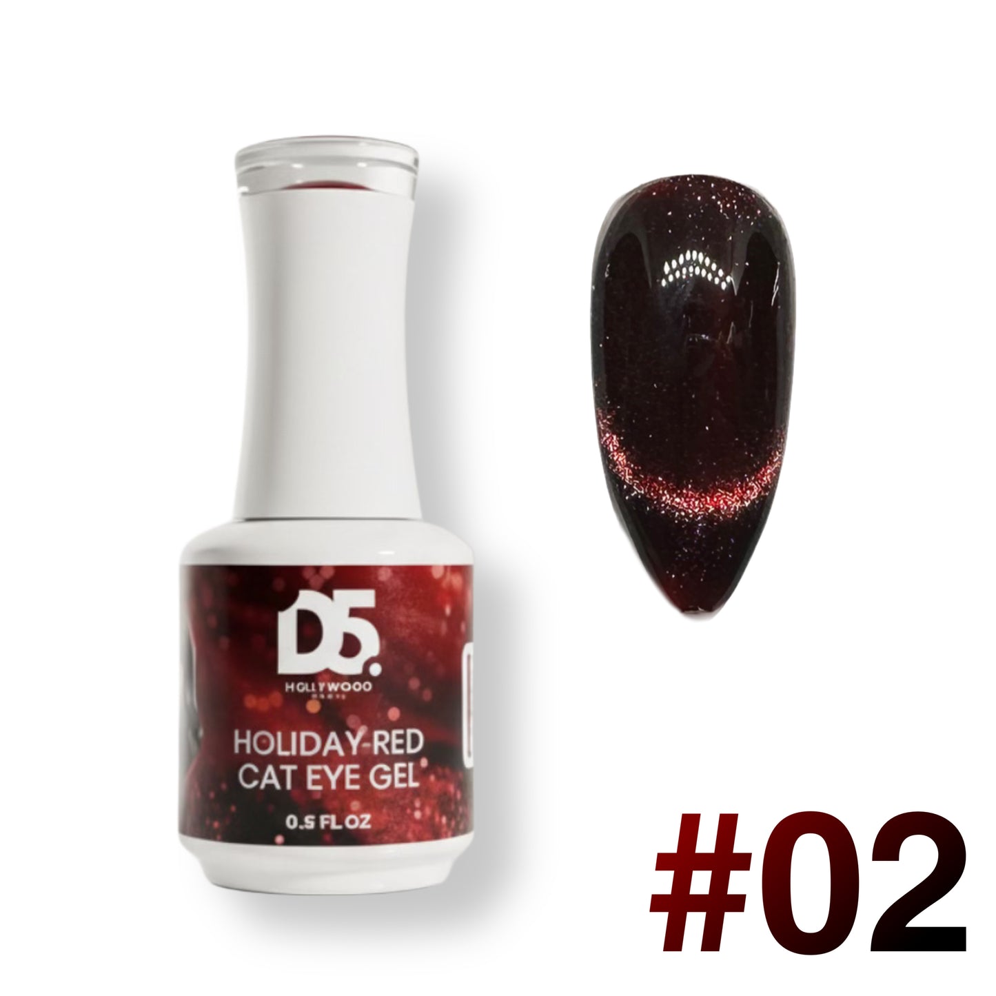 Holliday Red Cat Eye Gel #02