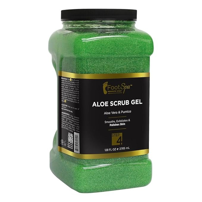 Foot Spa Aloe Vera Cleansing Scrub Gel (4 Gallon/Case)