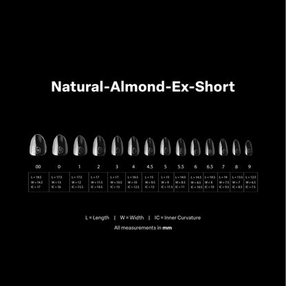 Puntas de gel suave Apres Gel-X - Almendra XS