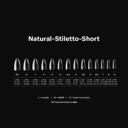 Puntas de gel suave Apres Gel-X - Stiletto S
