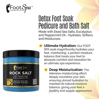 Foot Spa Step 2 - Pedicure Rock Salt (2.62lbs)