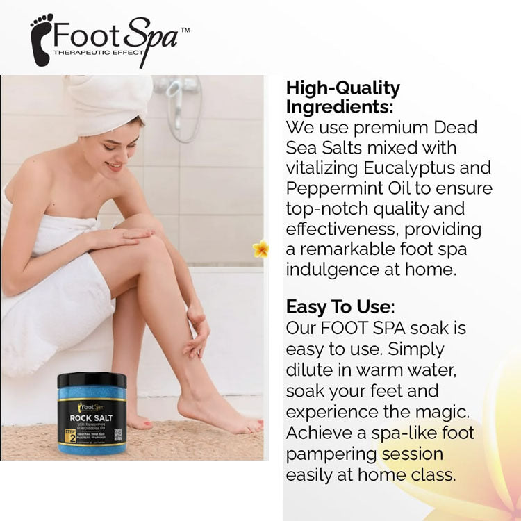 Foot Spa Step 2 - Pedicure Rock Salt (2.62lbs)