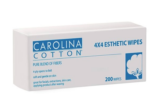 Carolina Cotton Cotton Esthetic Wipe, 4x4