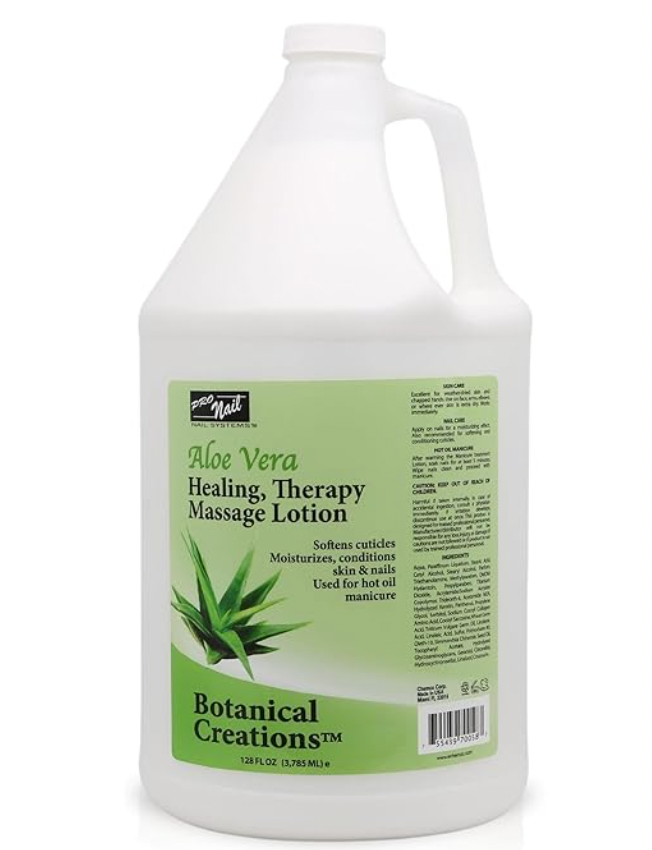 Healing Therapy Massage Lotion - Professional Pedicure (Aloe Vera, 1 Gallon)