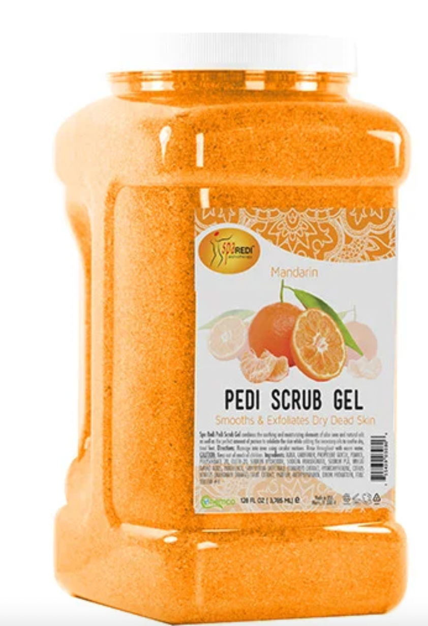 Pedi Scrub Gel | Mandarin Orange Gallon