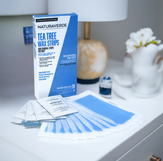 Tea Tree Waxing Strips for Body