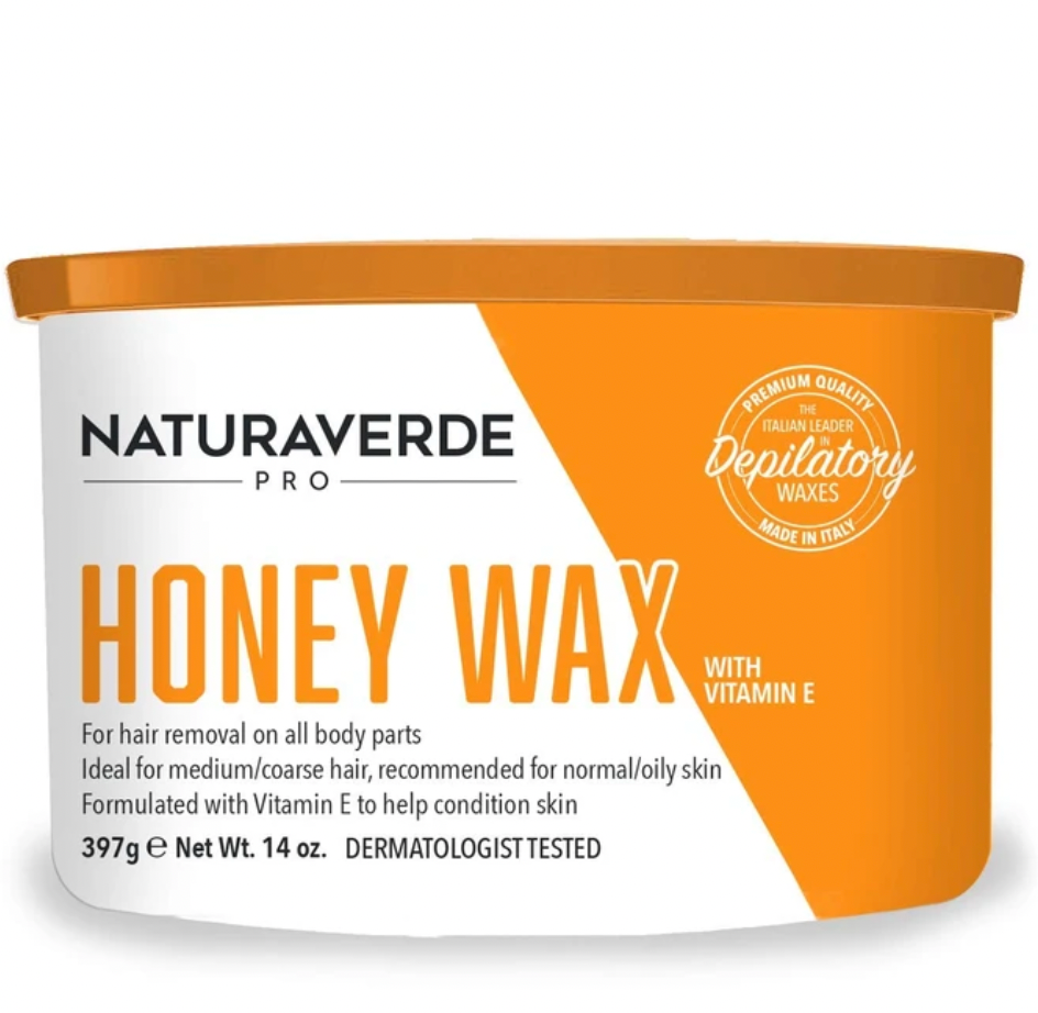 Natura Verde Pro HONEY WITH VITAMIN E Soft WAX 14 oz. Can