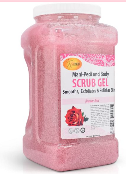 SPA REDI Scrub Gel Sensual Rose Gallon