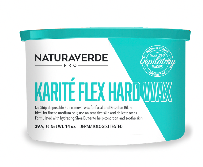 Natura Verde Pro Blue Flex Hard Wax 14 oz. Can