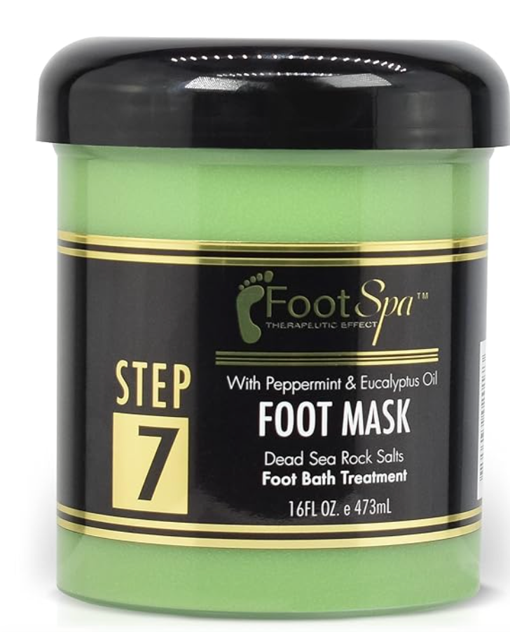 Foot Spa - Cream Mask for foot, 128 Oz With Peppermint and Eucalyptus Oil