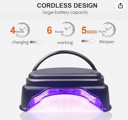 Professional Cordless UV LED Nail Lamp