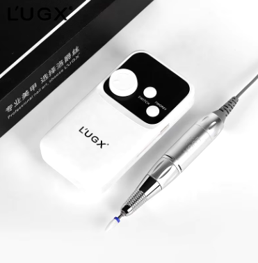 LUGX Nail Equipment Professional 35000rpm Acrylic Cordless Electric Rechargeable Portable Nail Drill Machine