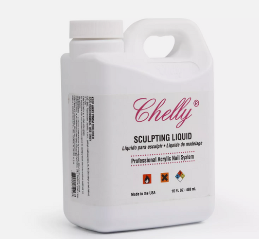 Chelly Superior Professional Acrylic Sculping Liquid Liquido para esculpir 16 oz