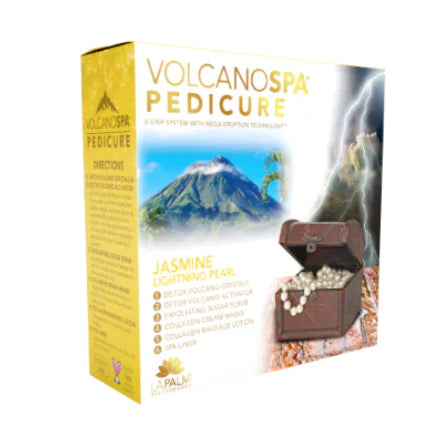 LA PALM VOLCANOSPA in a Box Pedicure Kit (5-6 Step)