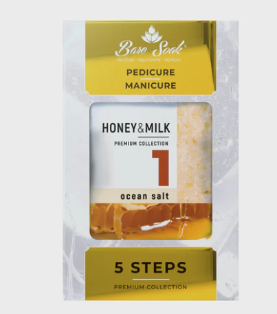 Nurevolution Bare Soak 5 Step  - Honey & Milk