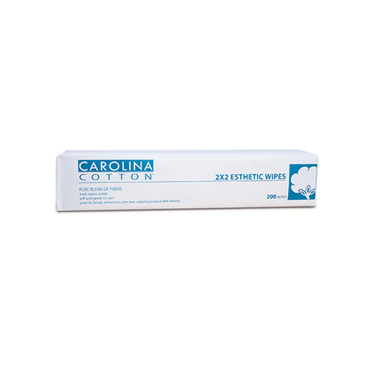 Carolina Cotton 2"x2" Cotton Wipe, 200 ct.
