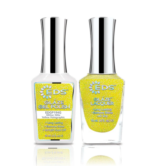 194 Glitter Glitz - Yellow Holographic
