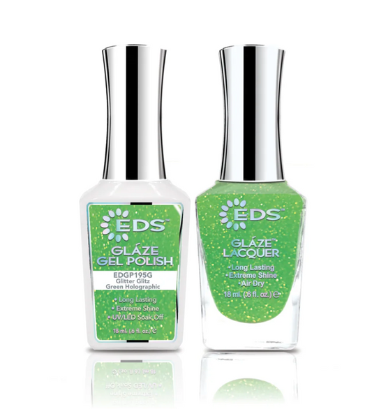 195 Glitter Glitz - Green Holographic