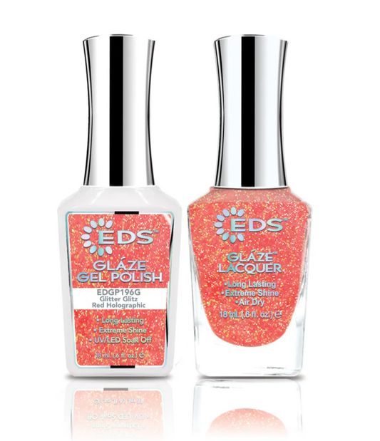 196 Glitter Glitz - Red Holographic