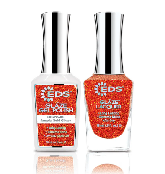 268 Sangria Gold Glitter