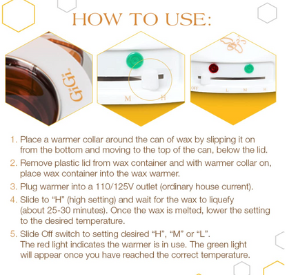 GIGI Wax Warmer for 14oz can