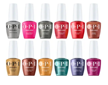 OPI "Good Enough To Treat Holiday 2025" Intelli Gel Collection (12 Colors) + Free Display + Free Sample