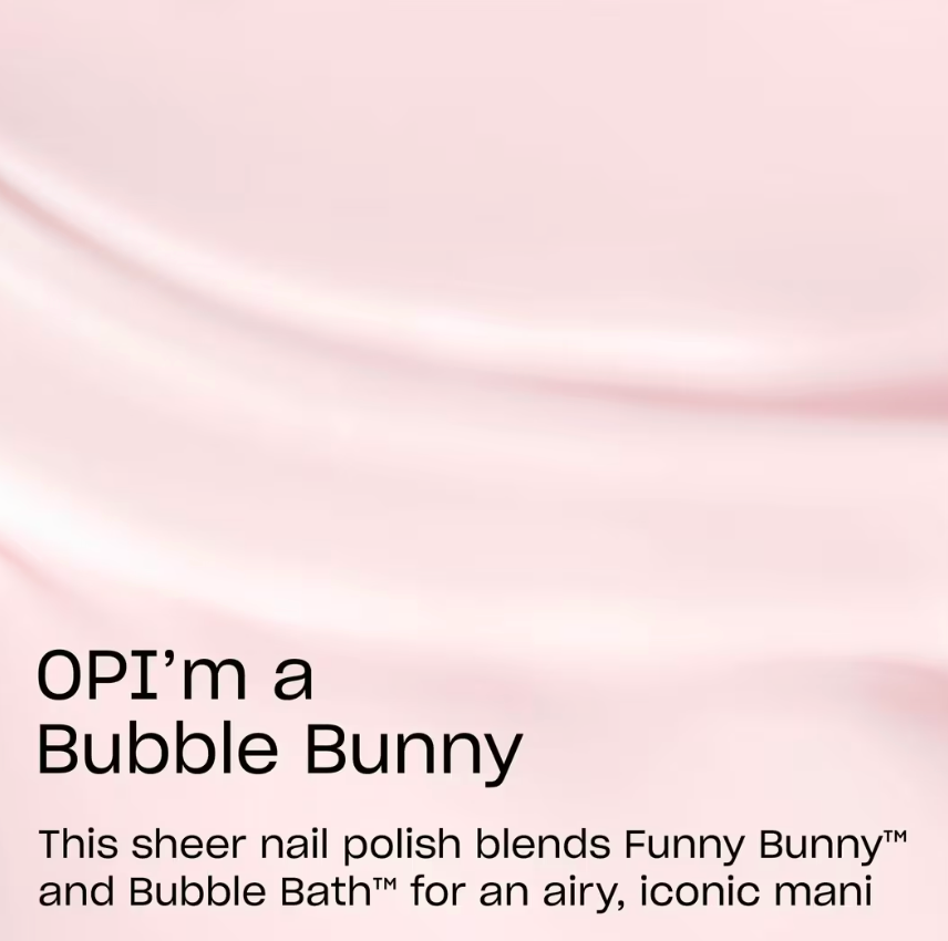 [PRE-ORDER] [COMING IN 4-5 WEEKS] [LIMITED] S061 OPI Intelli Gel - Bubble Bunny #GCS061 [BEST SELLER] [SPRING 2026 COLLECTION]