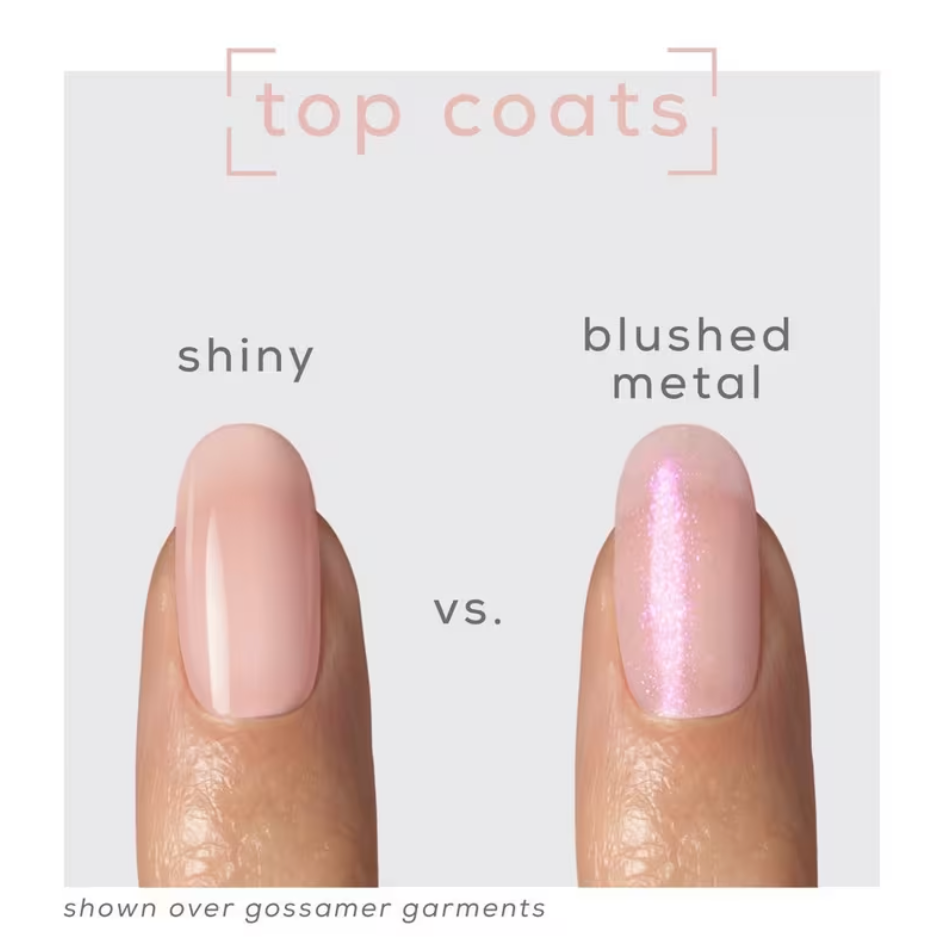 #02 ESSIE COUTURE Gel-Like Metallic Top coat - Blushed Metal (0.46oz)