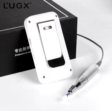 LUGX Nail Equipment Professional 35000rpm Acrylic Cordless Electric Rechargeable Portable Nail Drill Machine