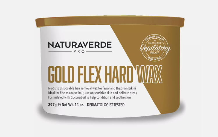 Natura Verde Pro Blue Flex Hard Wax 14 oz. Can