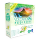 Volcano Spa: 6 Step Pedicure Kit - Green Tea & Aloe Vera