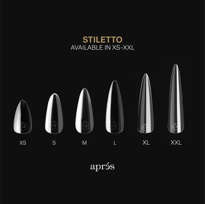 Puntas de gel suave Apres Gel-X - Stiletto M