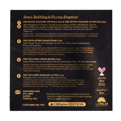 LA PALM VOLCANOSPA CBD+ Pedicure Kit (6 Steps)
