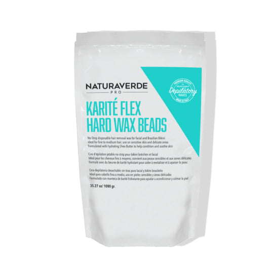 Natura Verde Pro Karite Butter Hard Flex Wax Beads 35 oz. Bag