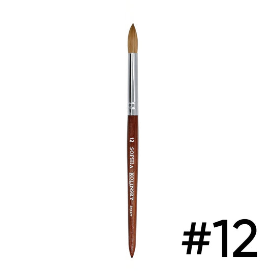Sophia Kolinsky Professional Acrylic Brush – Size 12