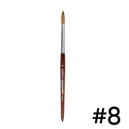 Sophia Kolinsky Professional Acrylic Brush – Size 8