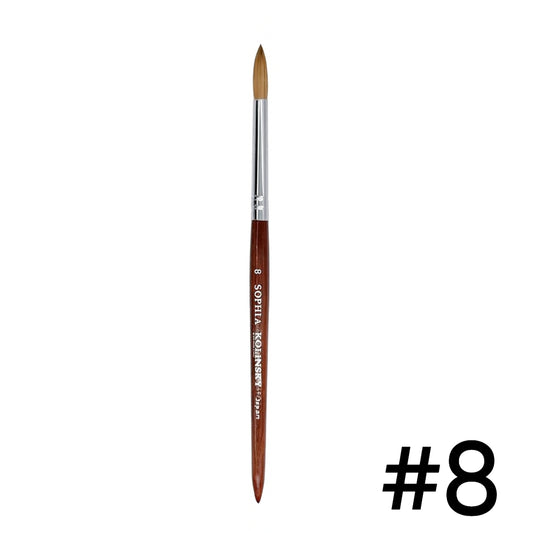 Sophia Kolinsky Professional Acrylic Brush – Size 8