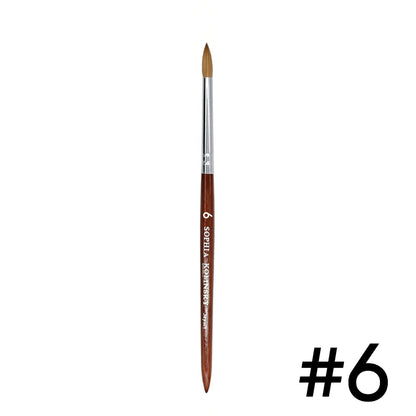 Sophia Kolinsky Professional Acrylic Brush – Size 6