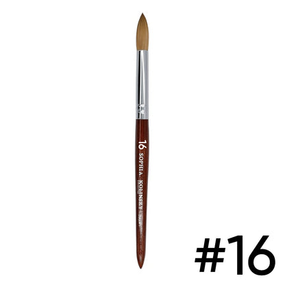 Sophia Kolinsky Professional Acrylic Brush – Size 16