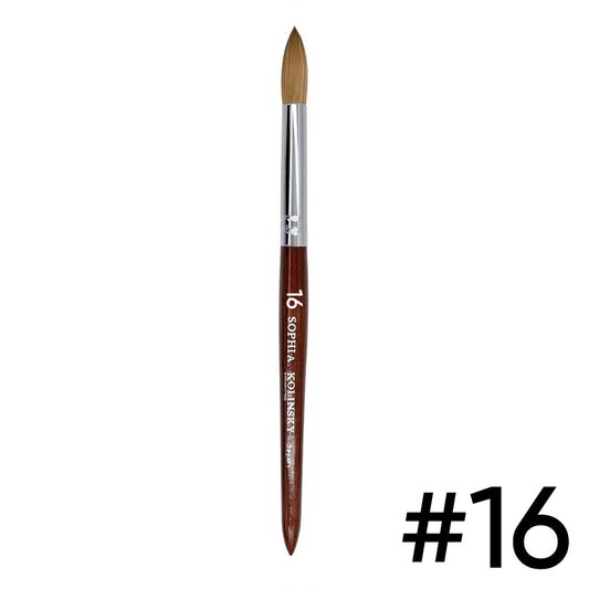 Sophia Kolinsky Professional Acrylic Brush – Size 16
