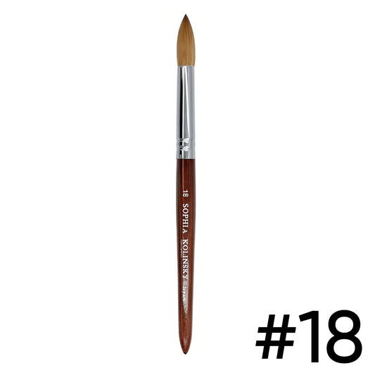 Sophia Kolinsky Professional Acrylic Brush – Size 18