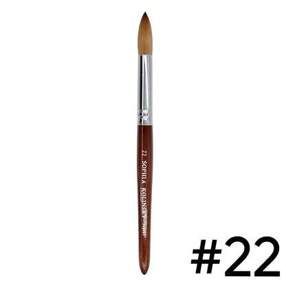Sophia Kolinsky Professional Acrylic Brush – Size 22