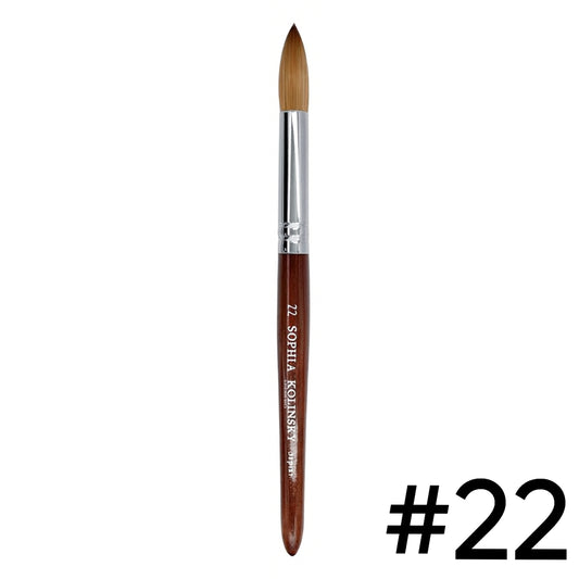 Sophia Kolinsky Professional Acrylic Brush – Size 22