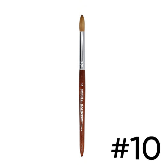 Sophia Kolinsky Professional Acrylic Brush – Size 10
