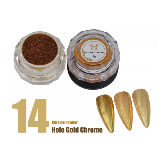 14 Holo Gold Chrome